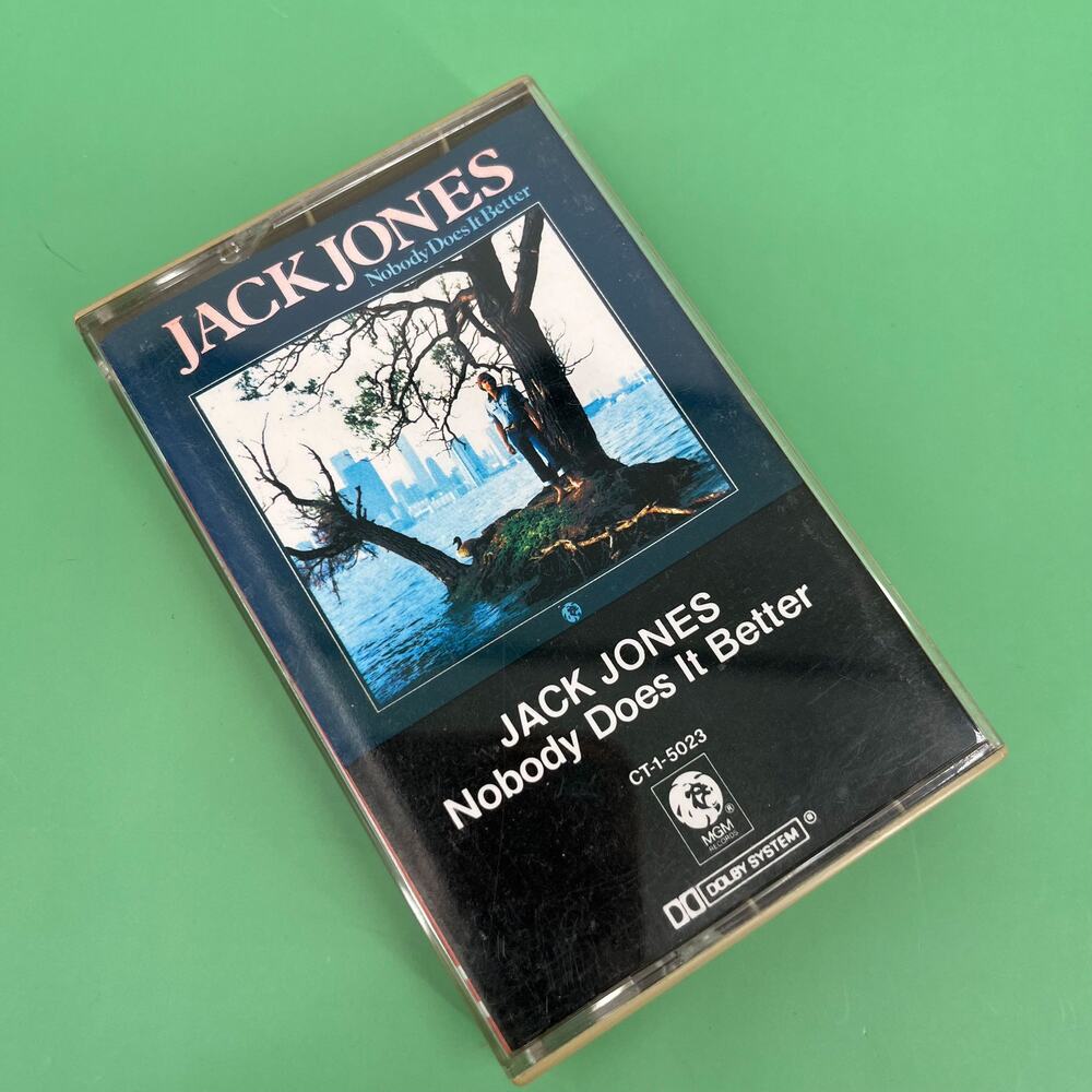 Jack Jones Nobody Does It Better Cassette Tape 1979 The Love Boat Theme Song